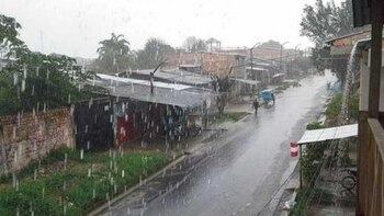Lluvias en la sierra.
