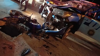 Persecución policial termina en accidente de tránsito donde falleció un sicario y otro quedó herido en Guatemala