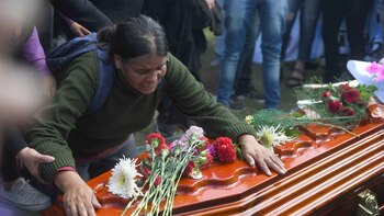 Los restos del chofer Daniel