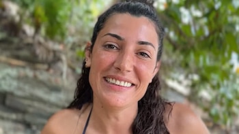 Alba Paul en el programa 'Supervivientes'. (Mediaset España)