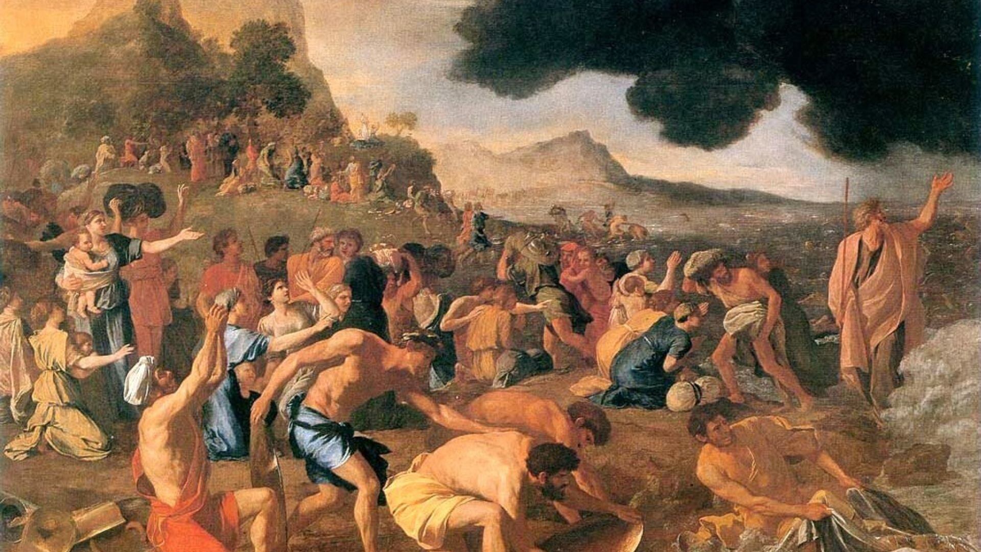 Moisés liderando al pueblo judío a realizar el éxodo de Egipto (foto: Wikipedia)