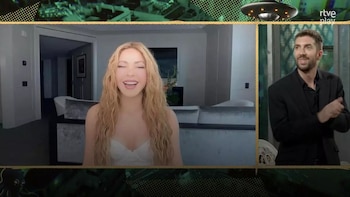 Shakira en 'La Revuelta' (RTVE).