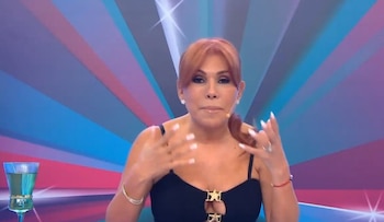 Sergio George invita a Gisela Valcárcel a los Grammy tras aparecer con Magdyel Ugaz en los Premios Musa. Captura: Magaly TV La Firme.