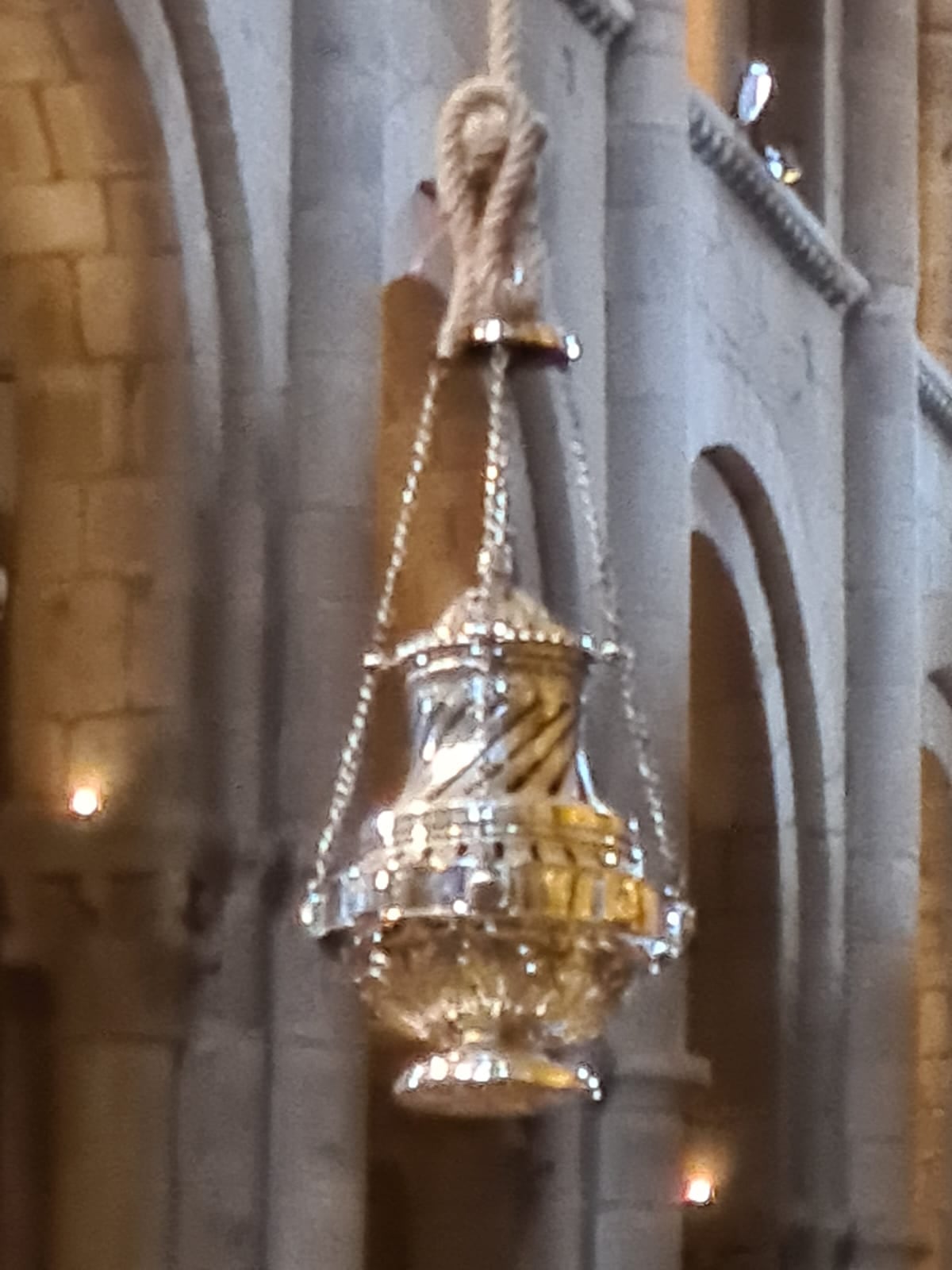 El botafumeiro de la Catedral de Santiago de Compostela