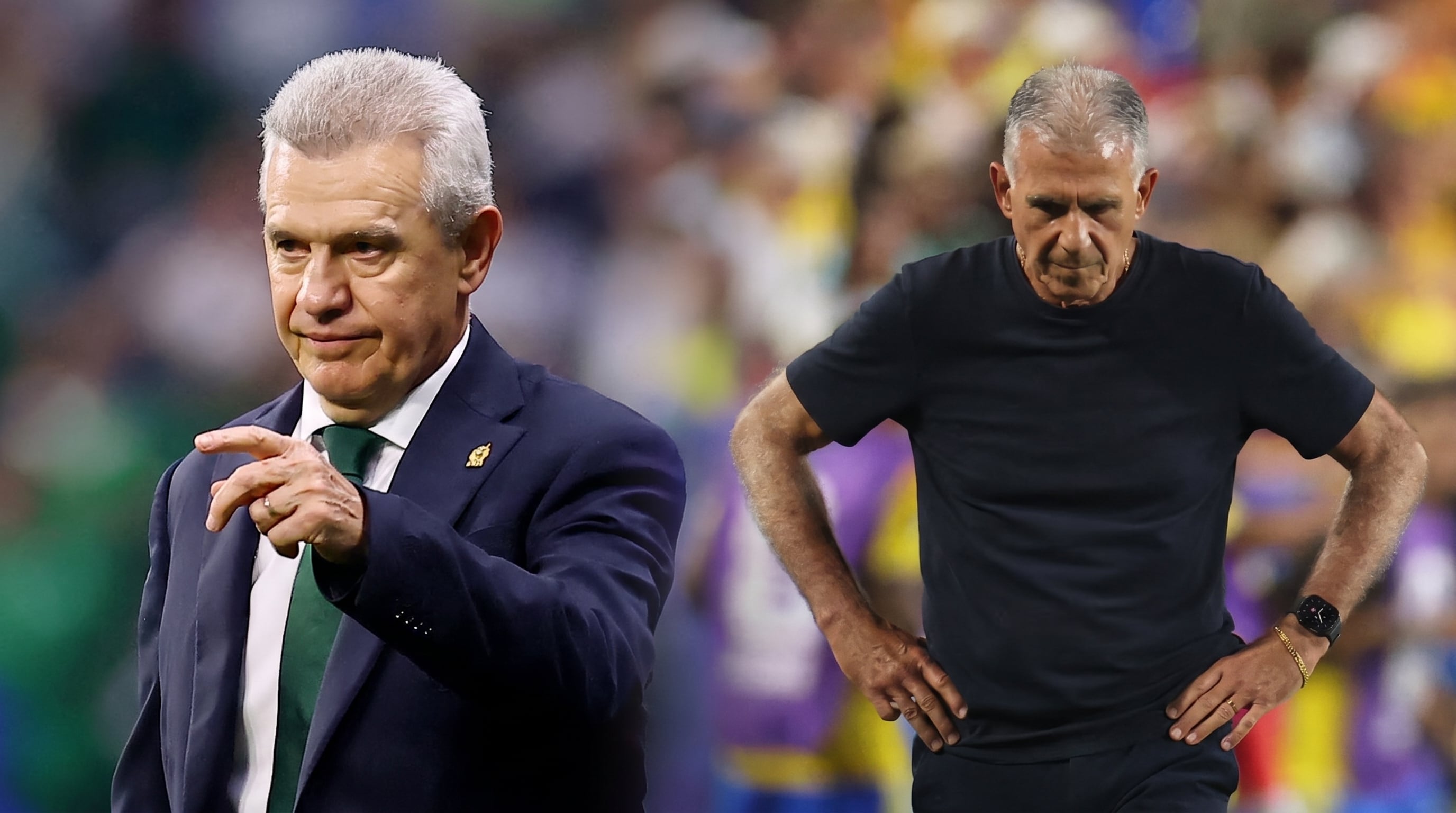 Javier Aguirre (México) y Carlos Queiroz (Ghana) dejaron sus cargos de entrenador tras quedar eliminados del Mundial (Imagen Ilustrativa Infobae)