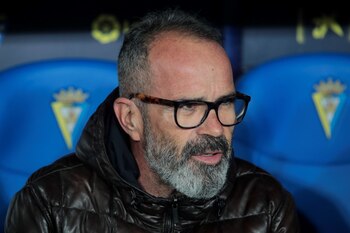El entrenador del Cádiz CF,
