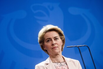 La presidenta de la Comisión Europea (CE), Ursula Von der Leyen. EFE/EPA/CLEMENS BILAN/Archivo