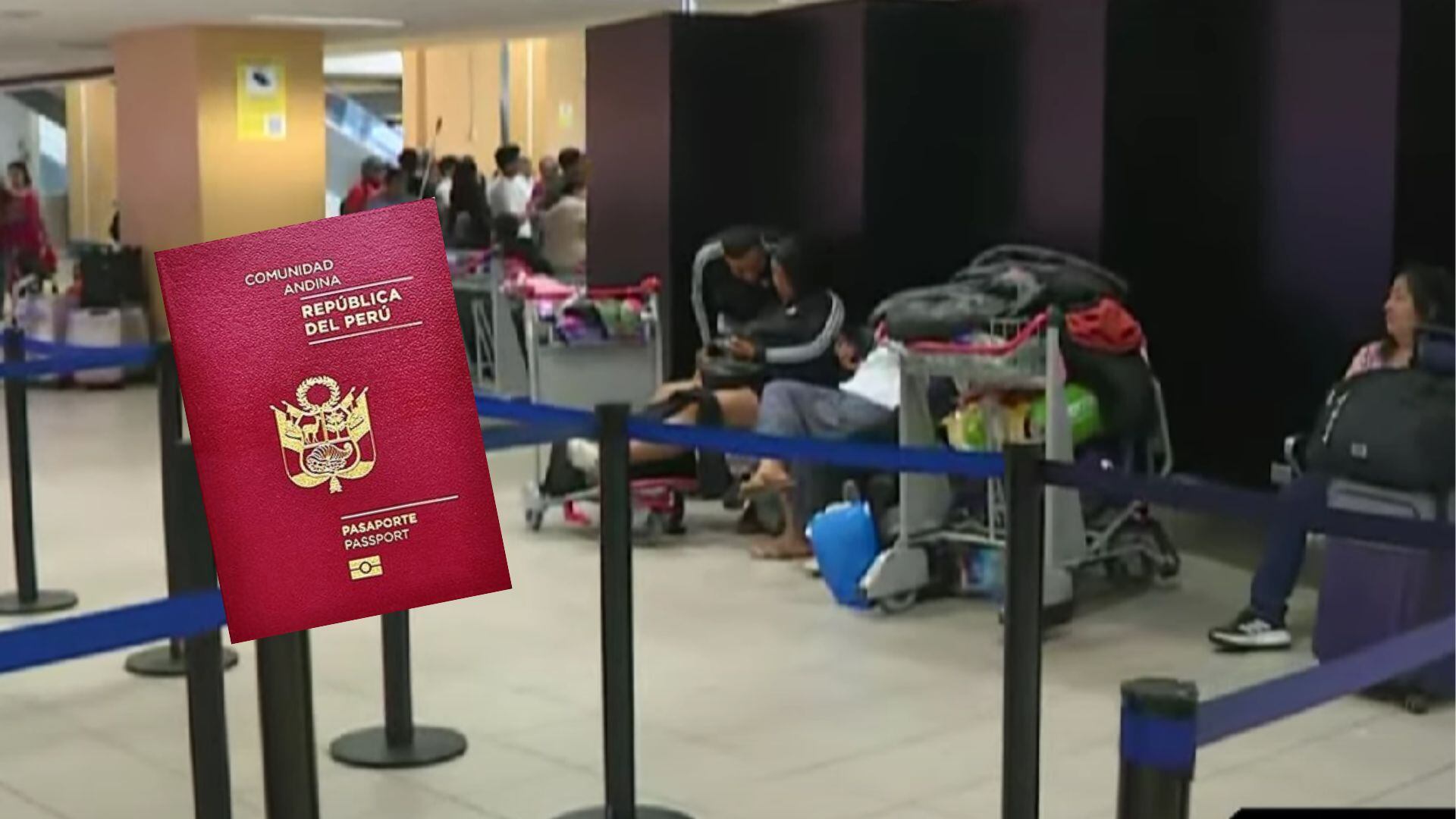 Migraciones se queda sin sistema en el Aeropuerto Jorge Chávez y no se puede tramitar el pasaporte de emergencia - Latina Noticias