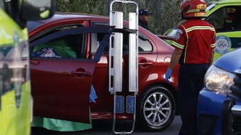 Las cámaras de videovigilancia registran el ataque armado que mata a un hombre en la ruta al Pacífico en Guatemala