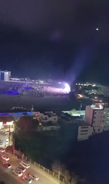 Medios locales reportaron una asistencia