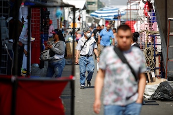 La zona de Tepito se