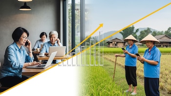 De qué manera la vida digital transforma los ingresos de los silvers en distintas regiones de China