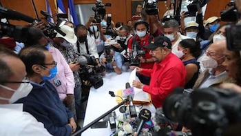 El Frente Sandinista inscribió por