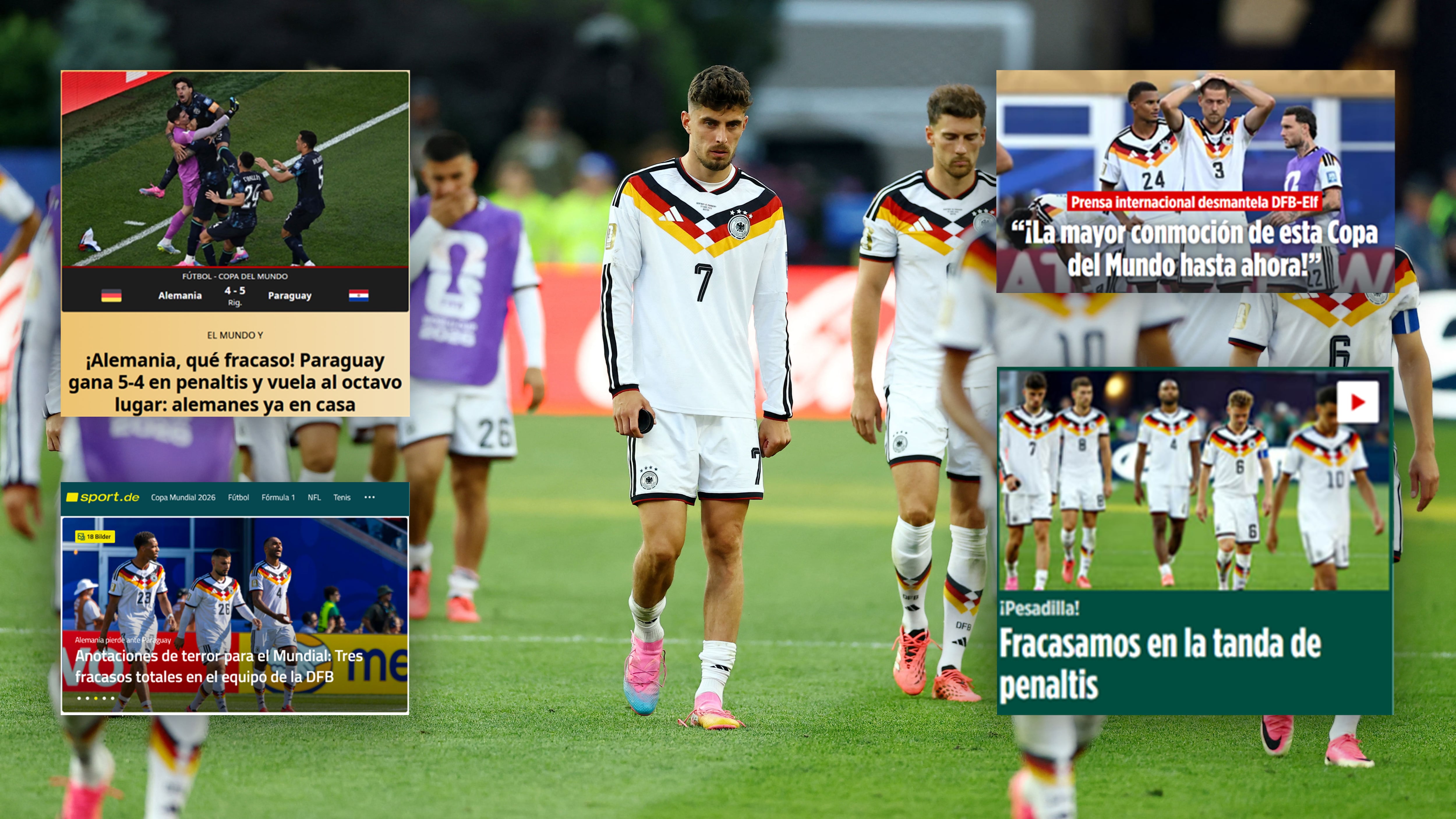 Las críticas internacionales resonaron tras la derrota de la selección de Alemania