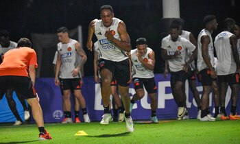 La selección Colombia se prepara