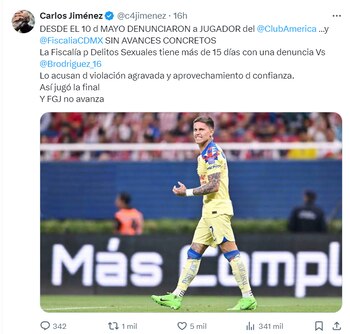 Señalamiento para el futbolista de