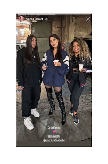 Wanda Nara filmó su primer