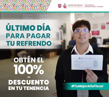 El subsidio del 100% en tenencia vehicular para 2026 en CDMX y Edomex expiró el 1 de abril, según el calendario oficial. (Facebook/ Secretaria de Administración y Finanzas de la Ciudad de México)