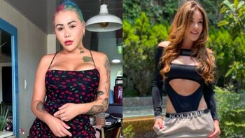 Yina Calderón y Nataly Umaña protagonizaron un sorpresivo encuentro en las calles de Bogotá - crédito @yinacalderonoficial y @natalyumanaa/Instagram