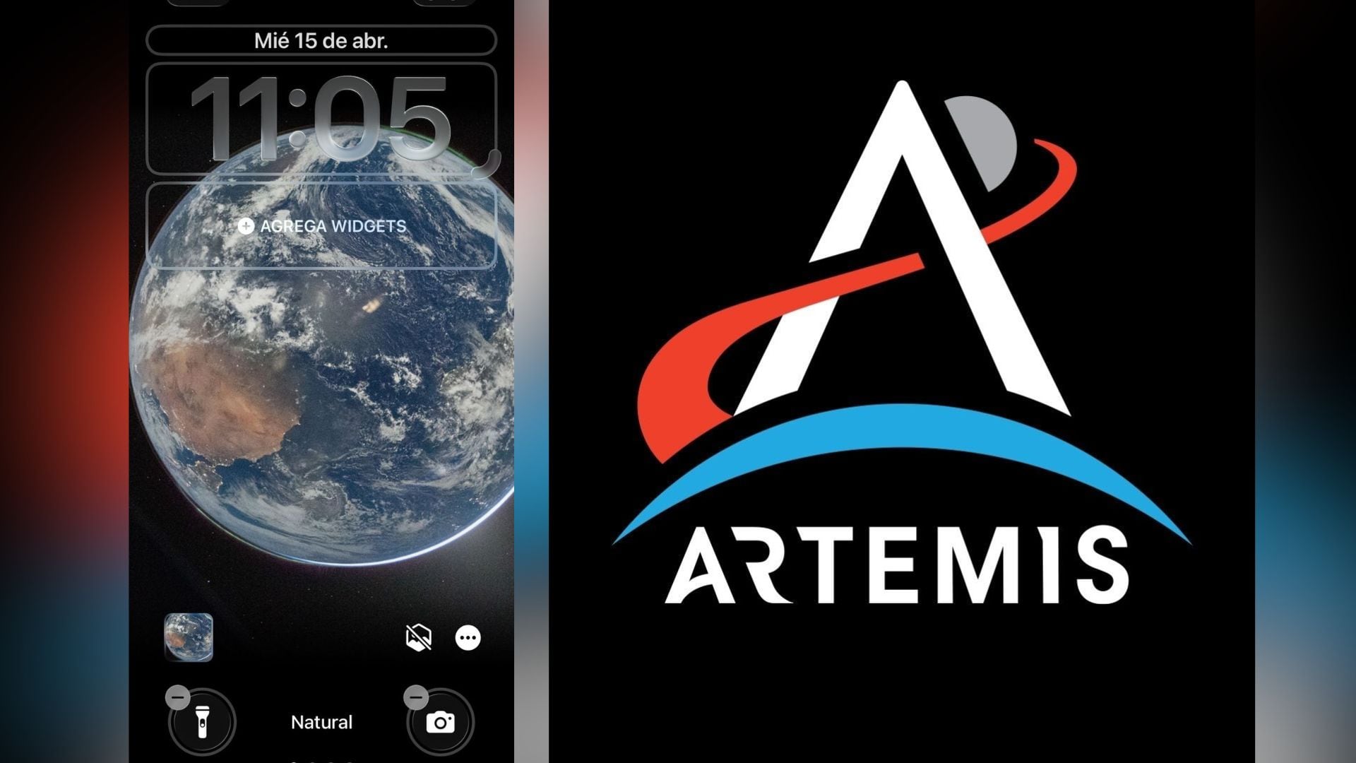 La NASA liberó varios fondos de pantalla relacionados con la misión Artemis II. (NASA)