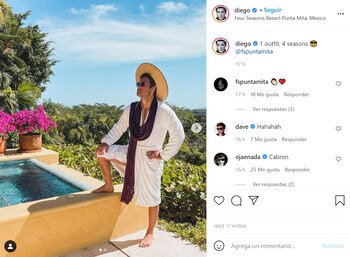 Diego Boneta compartió fotografías en