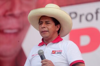 Pedro Castillo, candidato por el