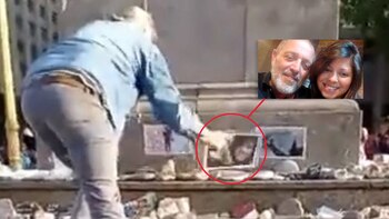 Entre las fotos arrancadas por