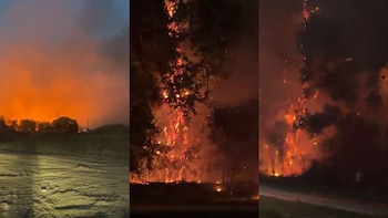 Contuvieron un importante incendio que