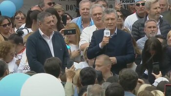 Mauricio Macri encabezó un acto