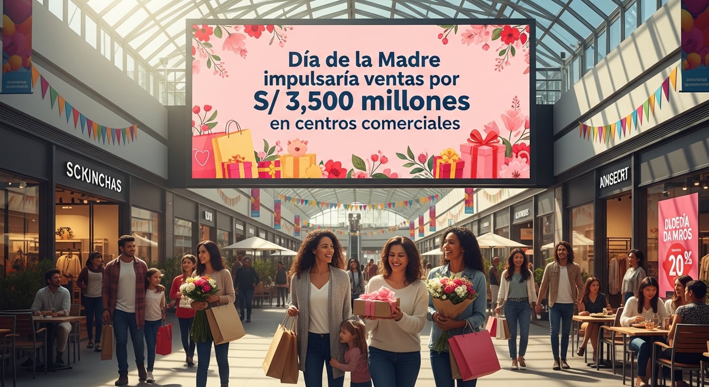 Día de la Madre impulsaría ventas por S/ 3.500 millones en centros comerciales, un 8% más que el año anterior