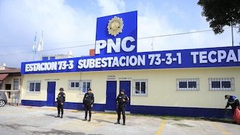 Gobierno de Guatemala, inaugura nueva sede policial de Tecpán, Chimaltenango