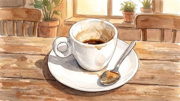 La mezcla casera simple que devuelve el blanco a las tazas manchadas de café