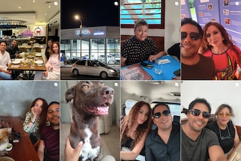 Janet Barboza y Félix Moreno