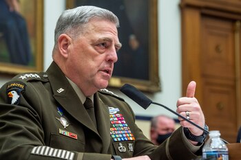 El general Mark Milley, jefe
