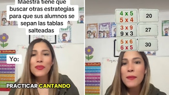 Maestra encuentra la forma más divertida de aprender las tablas de multiplicar y su canción causa furor en TikTok