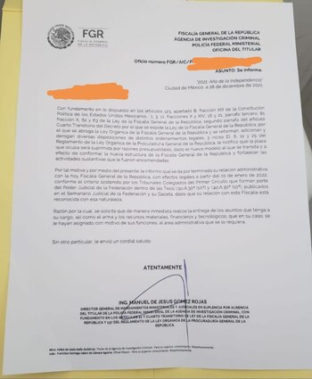 La baja será a partir