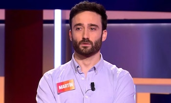 El concursante Martín Escolar en 'Saber y ganar'. (RTVE)