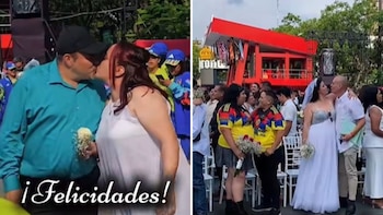 ¡Que viva el amor! Parejas se casan gratis en Guadalajara durante la fiesta del Mundial 2026