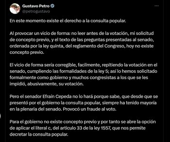 El jefe de Estado aseguró