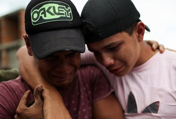 Amigos y familiares en el