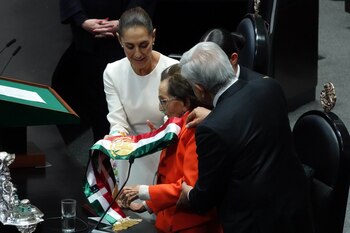 La presidenta de la Cámara