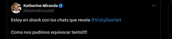Katherine Miranda sobre las publicaciones