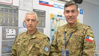 El coronel argentino Hugo Soria