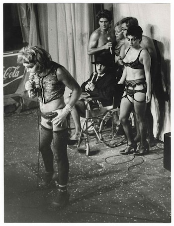 Alfonso Nadal interpretando al Dr. Frank-N-Furter (Archivo General de la Administración)
