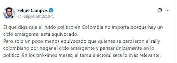 Felipe Campos, gerente de Inversión