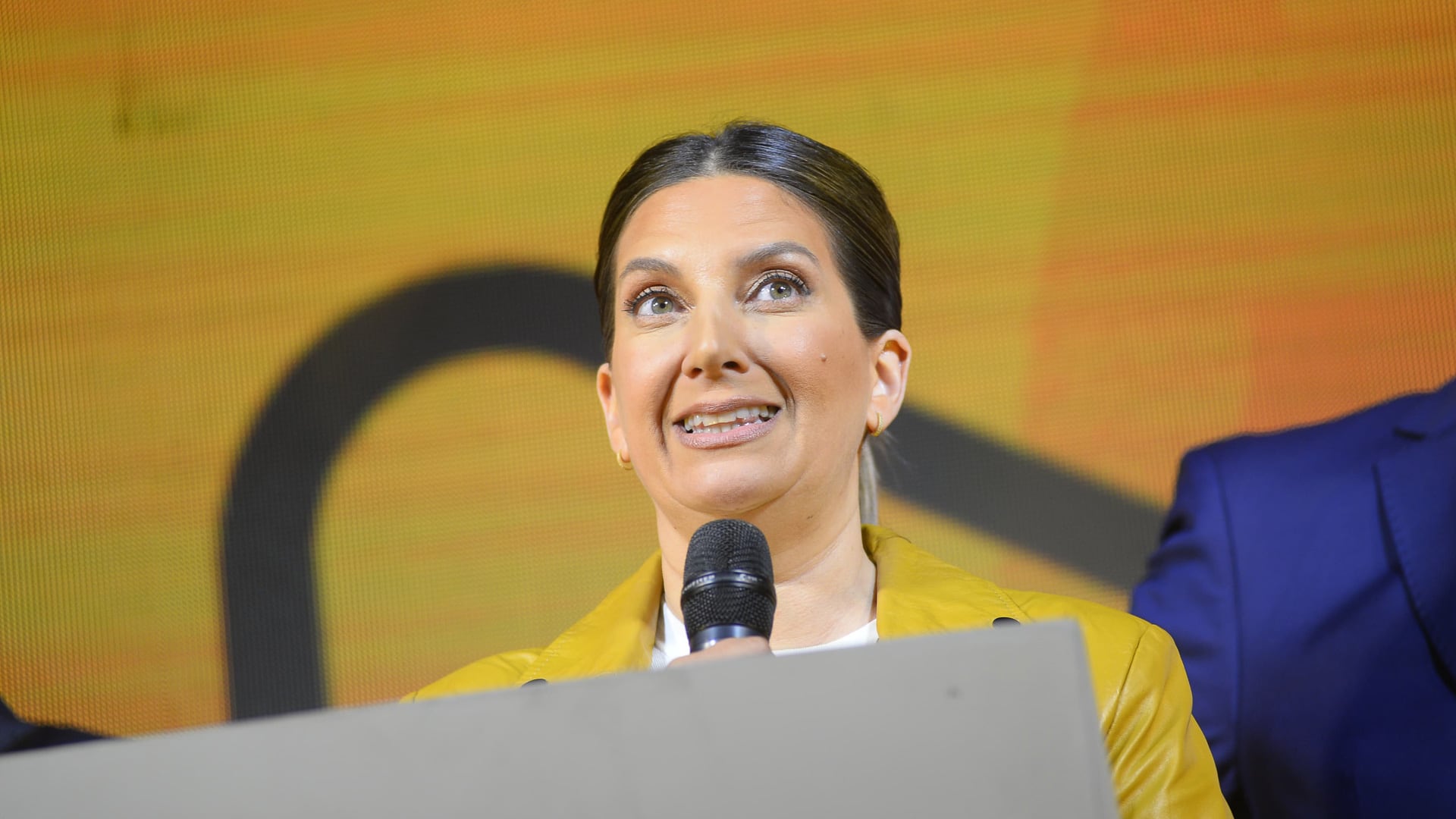 Silvia Lospennato en el búnker del PRO