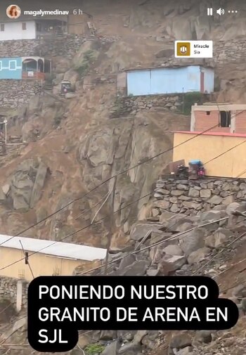 Magaly Medina llegó a San Juan de Lurigancho. (Foto: Instagram)
