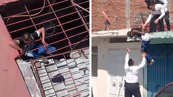 Morelia: un ladrón quedó atrapado