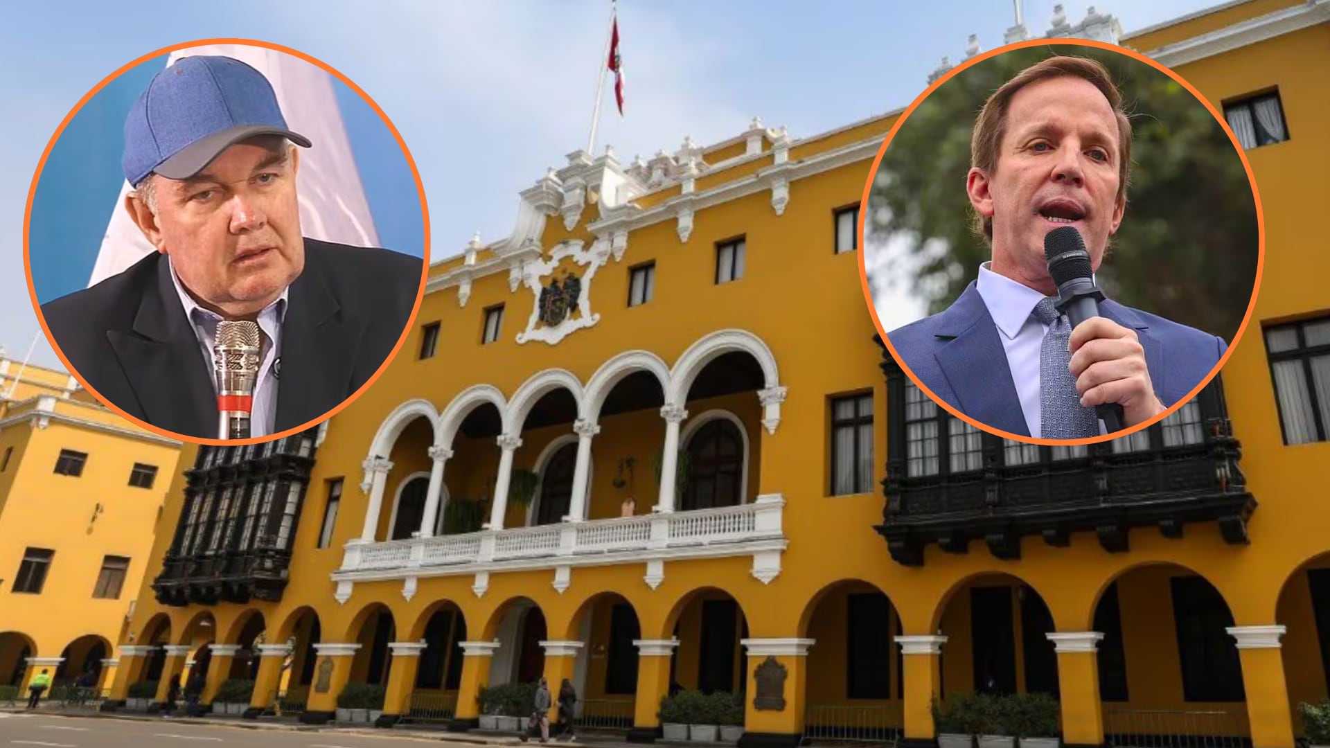 Rafael López Aliaga y Francis Allison disputan la alcaldía de Lima Metropolitana tras la difusión de los datos del cómputo oficial de la ONPE. (Infobae Perú/Agencia Andina)