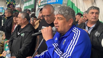 asamblea del Sindicato de Camioneros